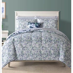 Bella Blue 12 Piece Reversible Full Comforter Set
